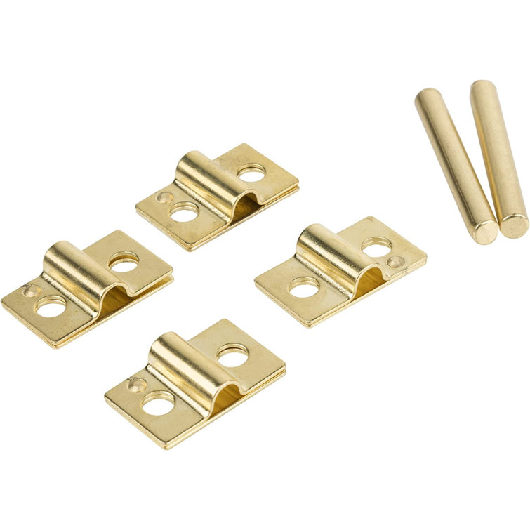 UNIQANTIQ HARDWARE SUPPLY Brass Plated American Style Mirror Mounting